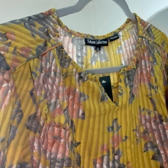 Tolani Tops | Tolani Collection XS XSmall Boho Caftan - Picture 6 of 14